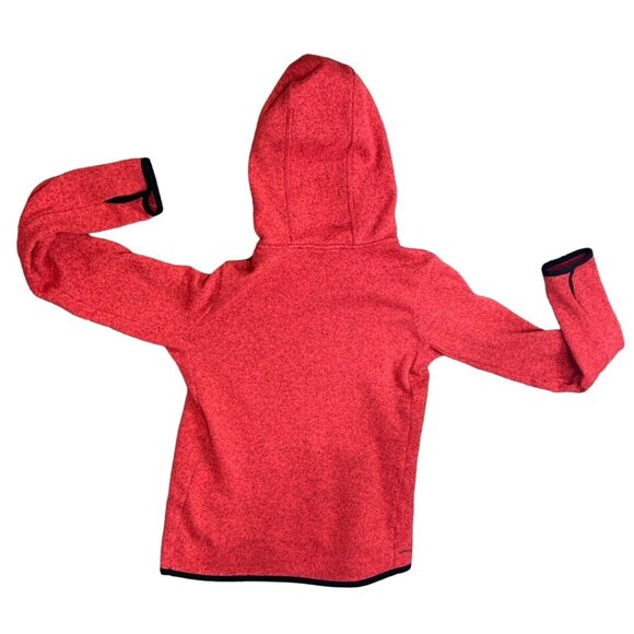 Nike Hypernatural Fleece Pullover Knit‎ Hoodie in Heather Red Size Small - Picture 3 of 6